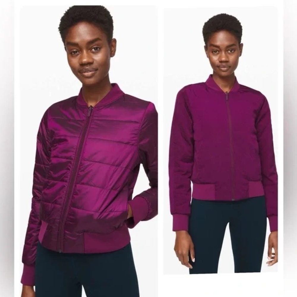 Lululemon Non-Stop Bomber *Reversible *Marvel - size 4
